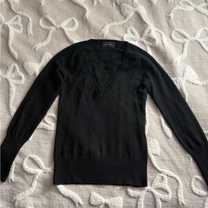 Club Monaco Black 100% Cashmere Sweater
